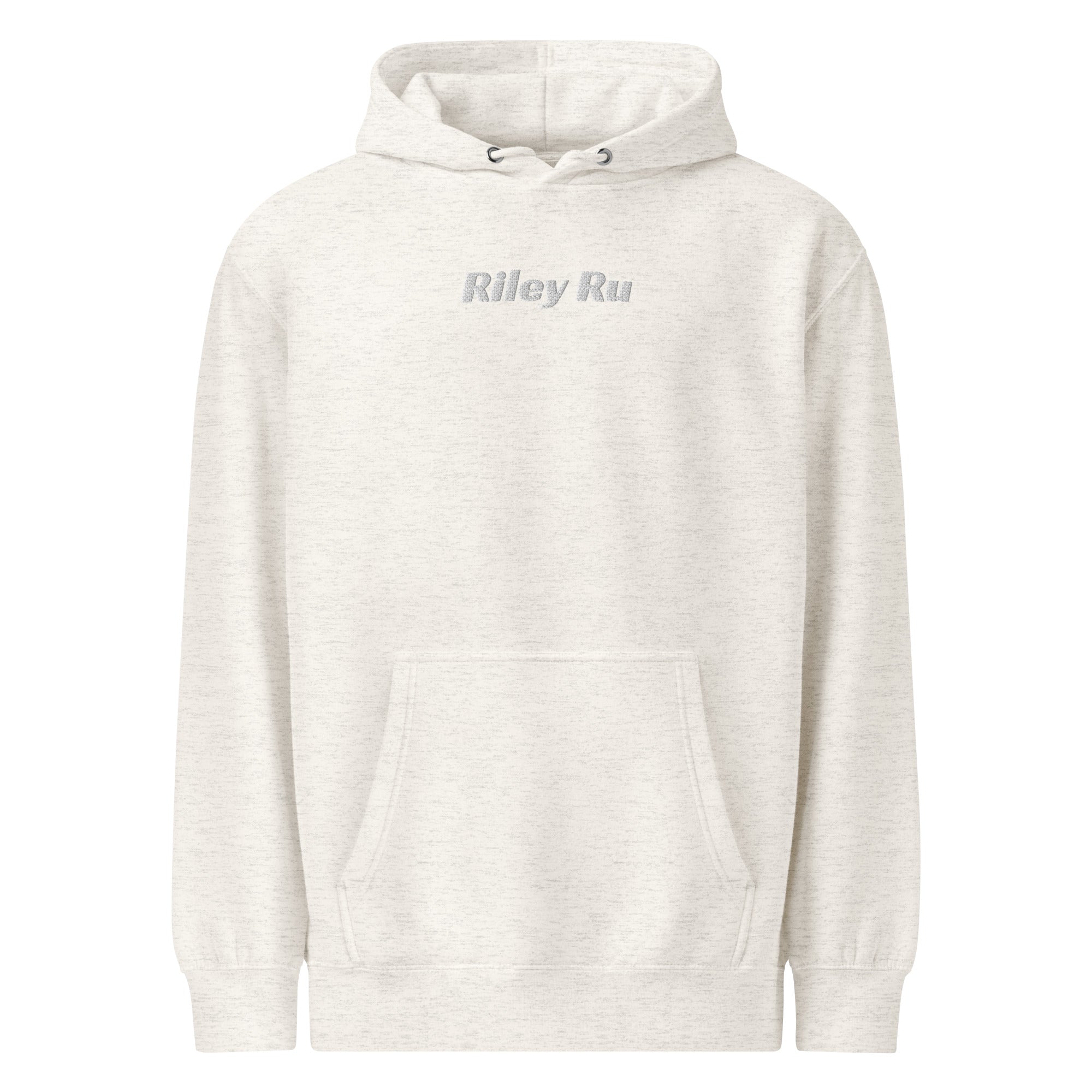 RILEY RU Embroidered Logo Unisex Premium Hoodie