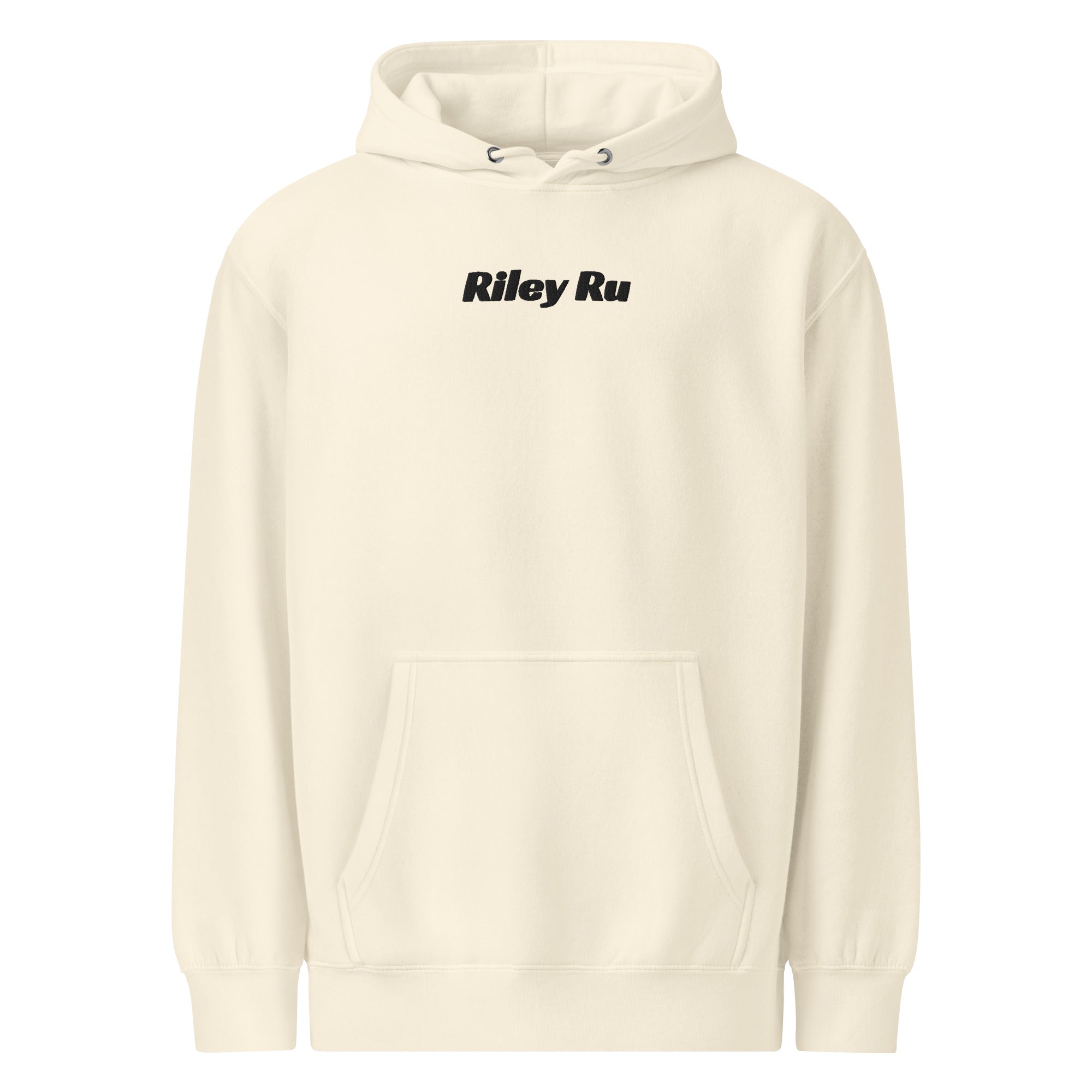 RILEY RU Embroidered Logo Unisex Premium Hoodie