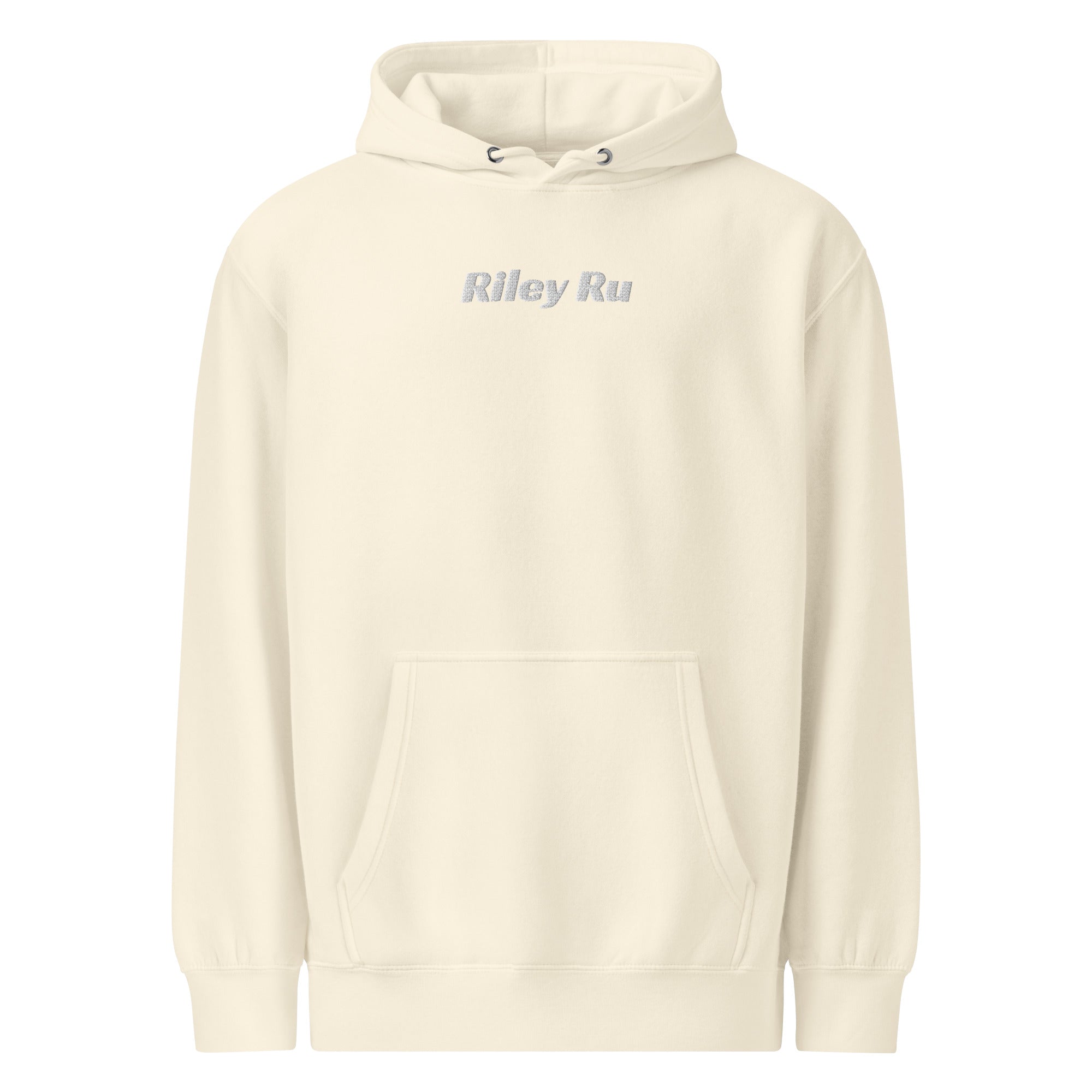 RILEY RU Embroidered Logo Unisex Premium Hoodie
