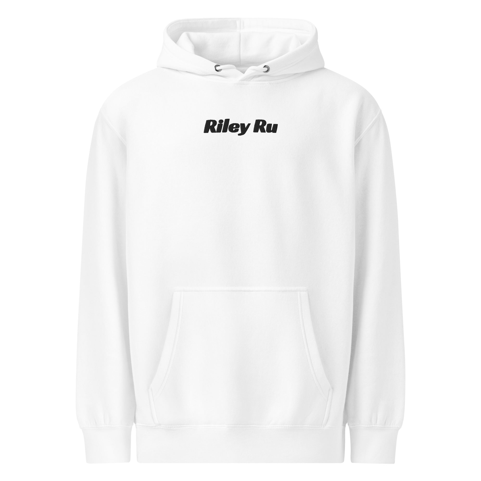 RILEY RU Embroidered Logo Unisex Premium Hoodie