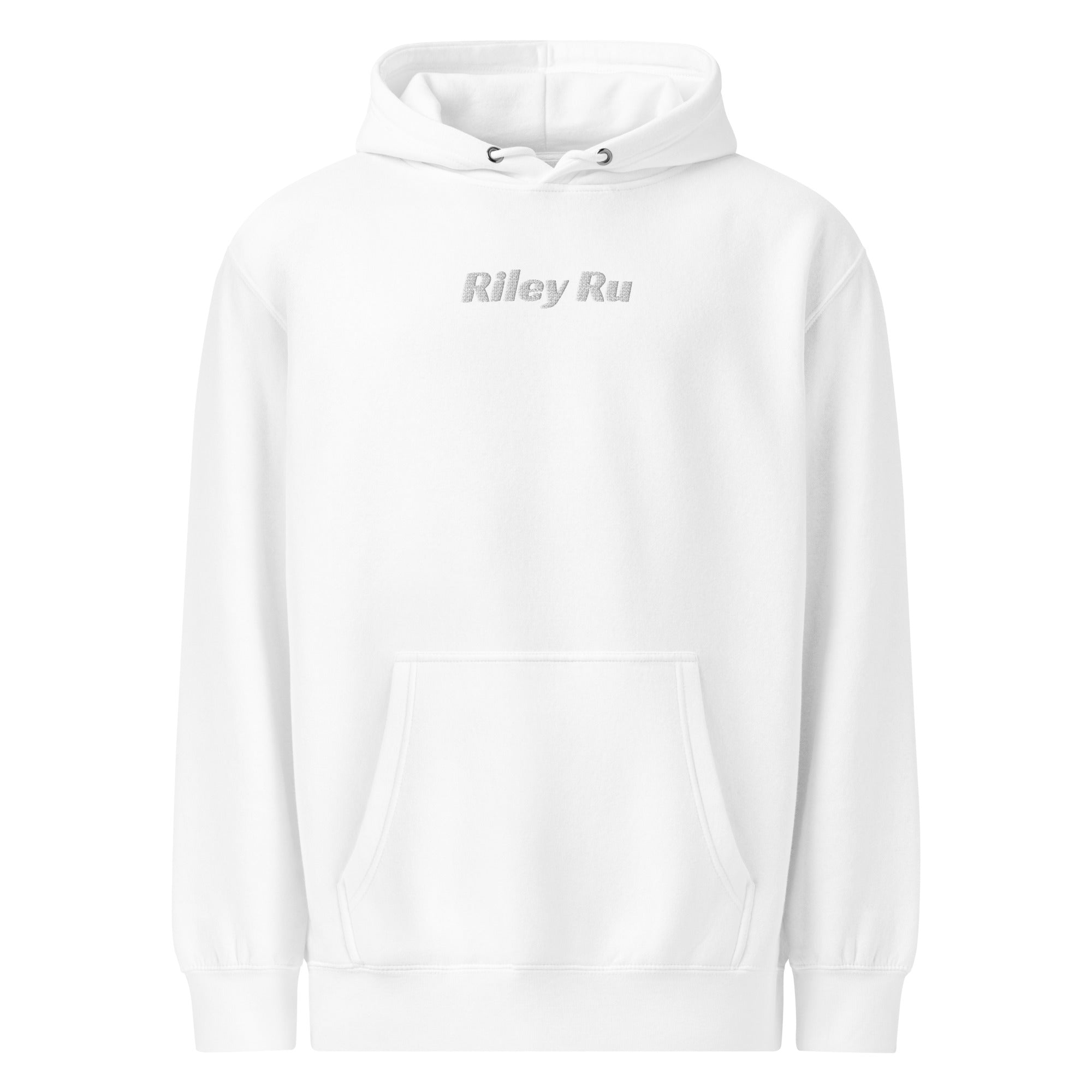 RILEY RU Embroidered Logo Unisex Premium Hoodie