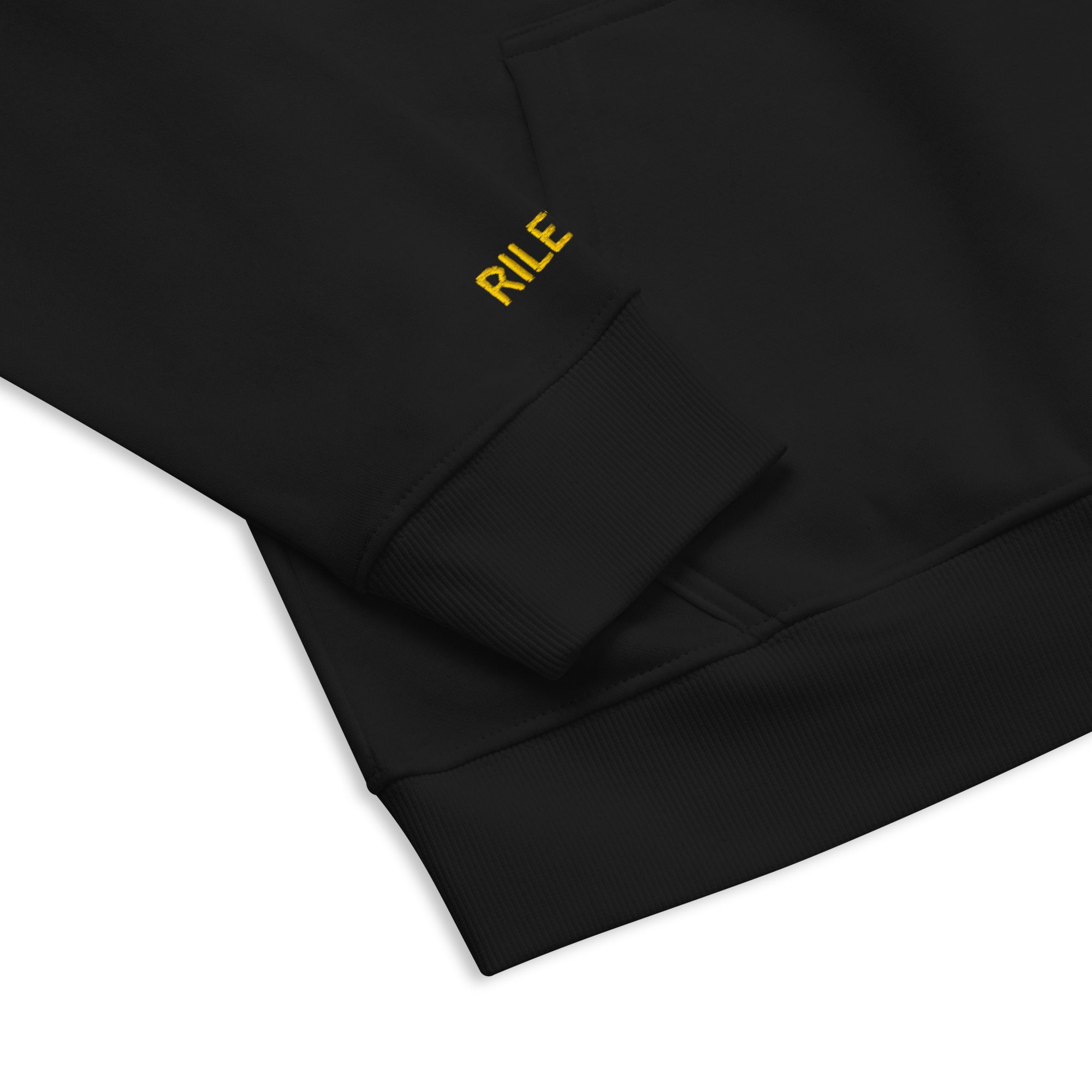 RILEY RU Embroidered Logo Unisex Eco Raglan Hoodie