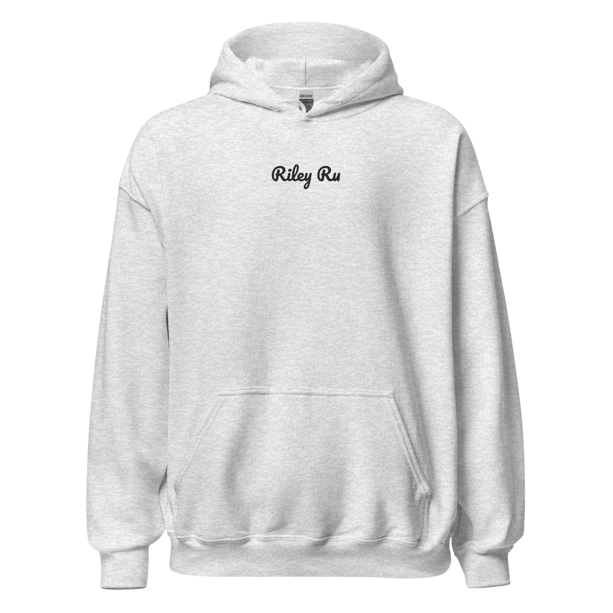 RILEY RU Embroidered Logo Unisex Hoodie
