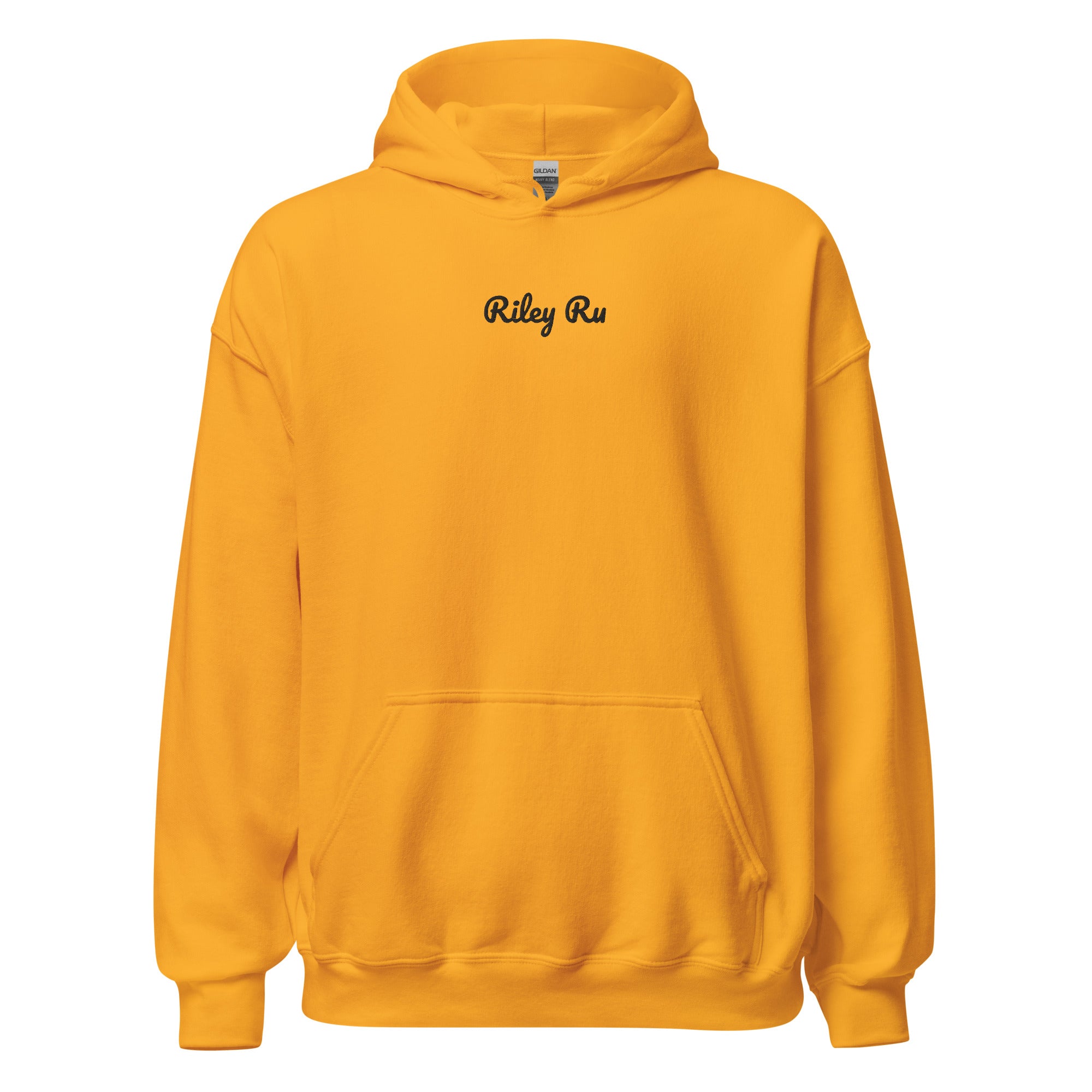 RILEY RU Embroidered Logo Unisex Hoodie