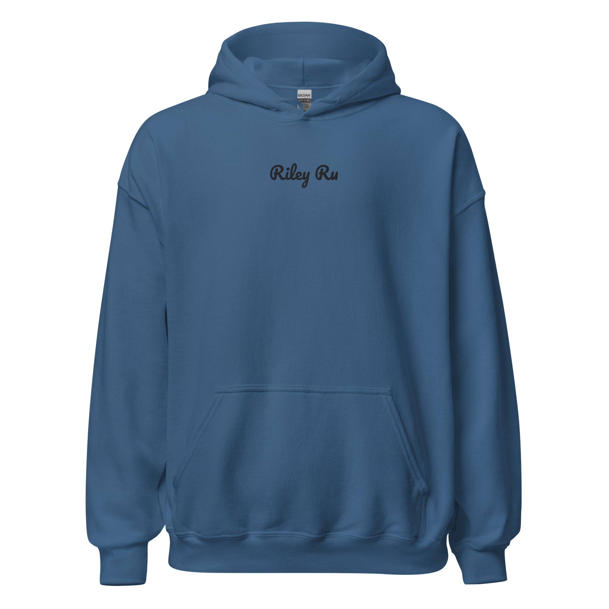 RILEY RU Embroidered Logo Unisex Hoodie