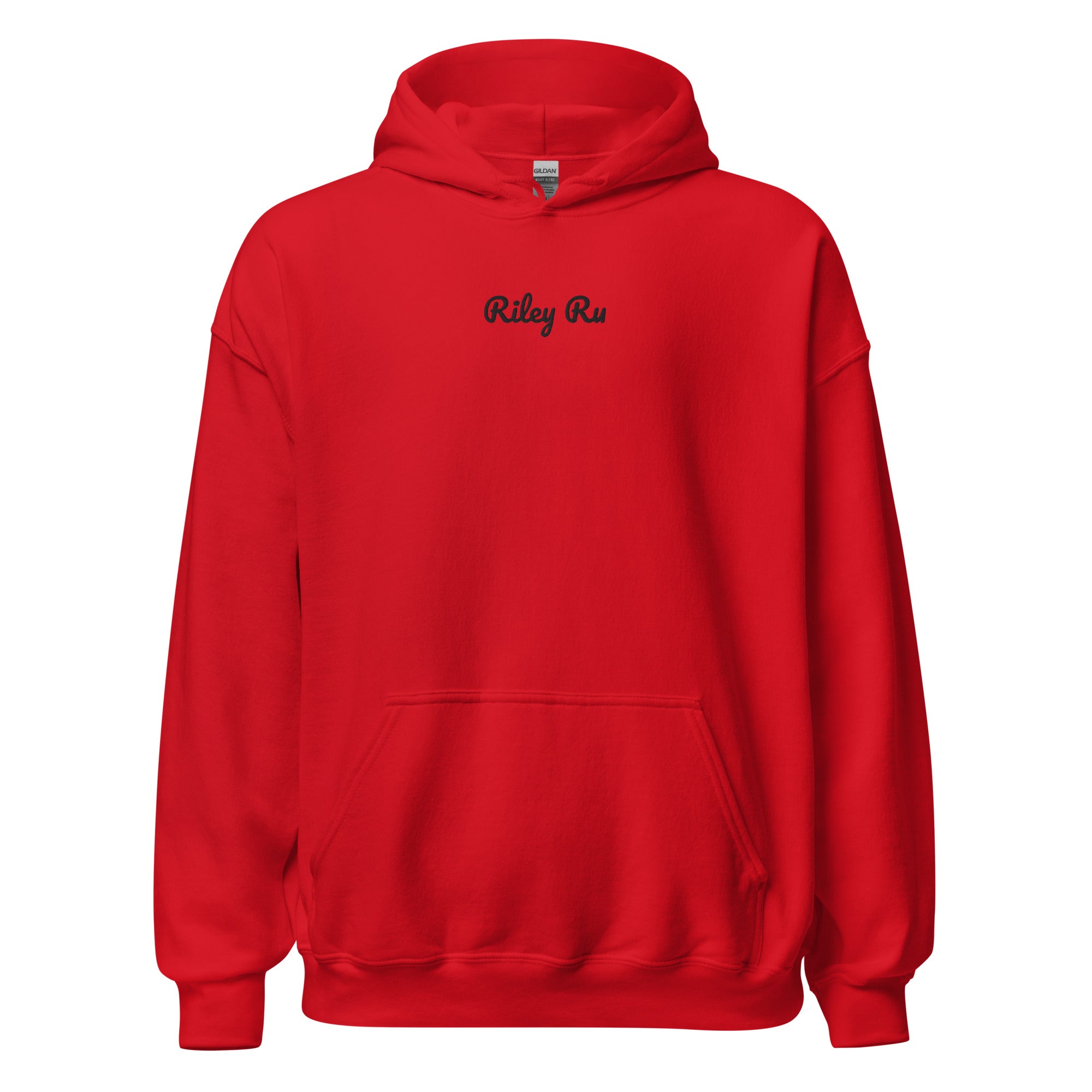 RILEY RU Embroidered Logo Unisex Hoodie