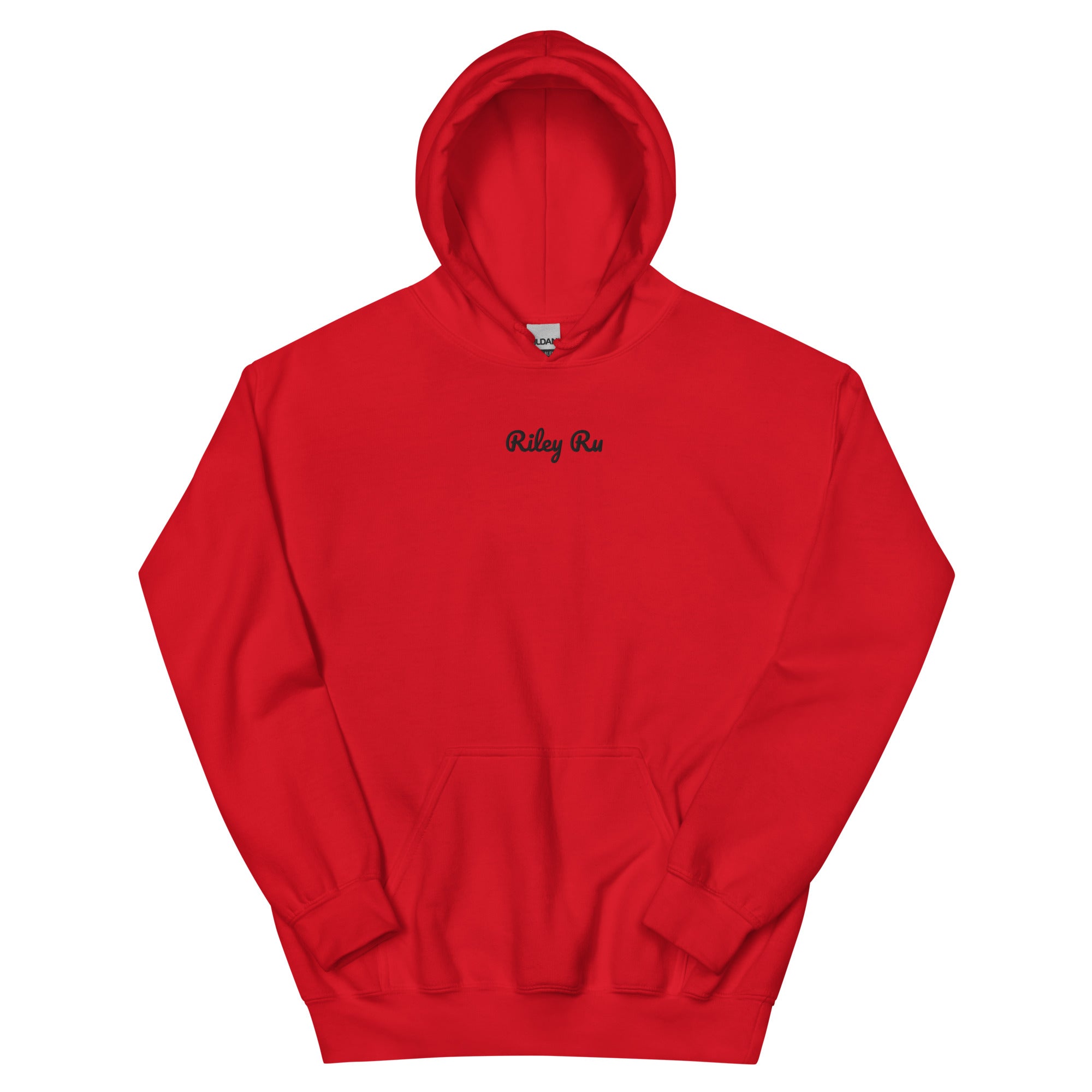 RILEY RU Embroidered Logo Unisex Hoodie
