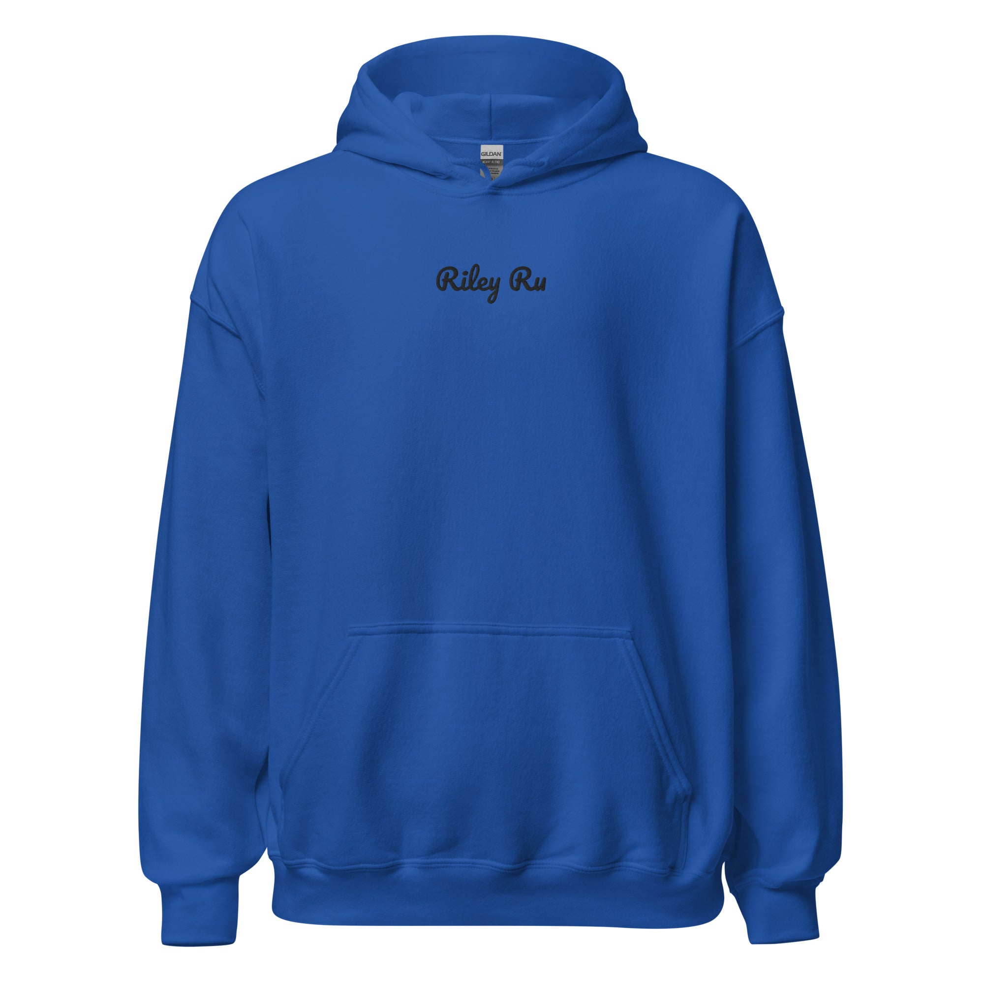 RILEY RU Embroidered Logo Unisex Hoodie