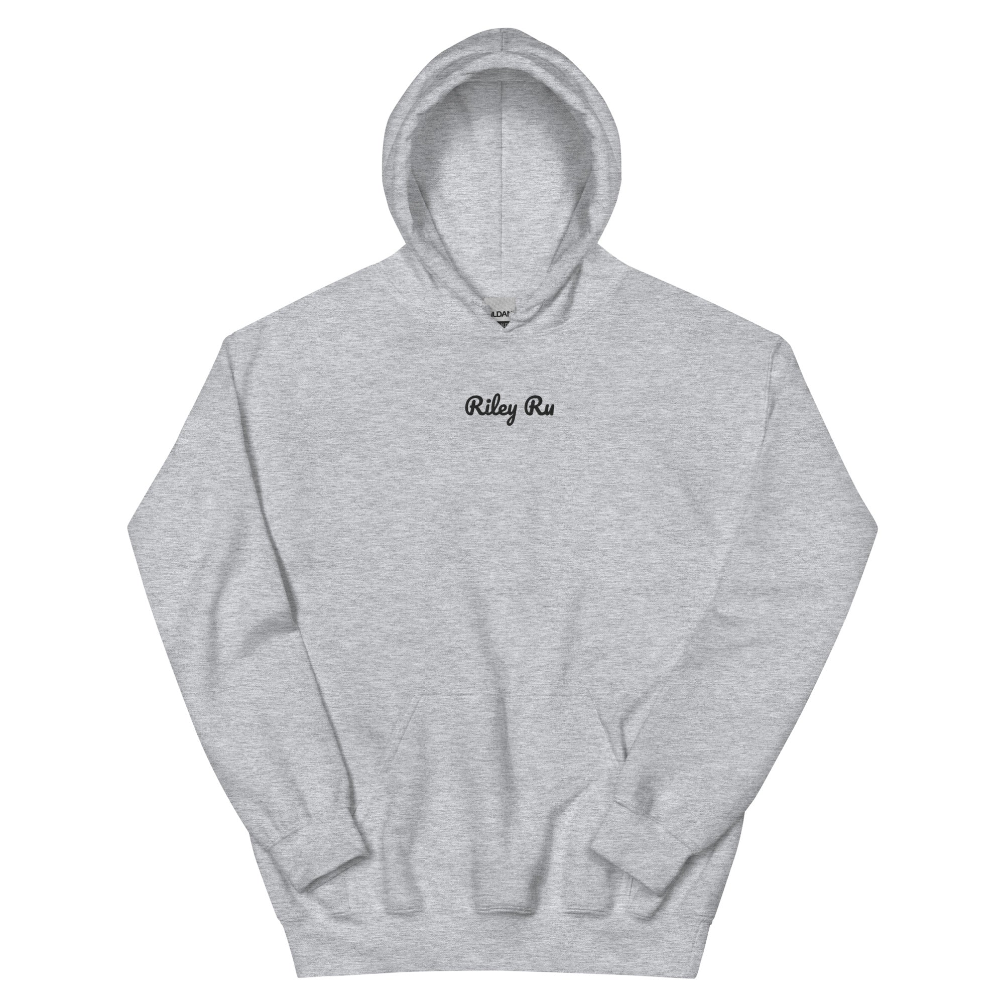 RILEY RU Embroidered Logo Unisex Hoodie