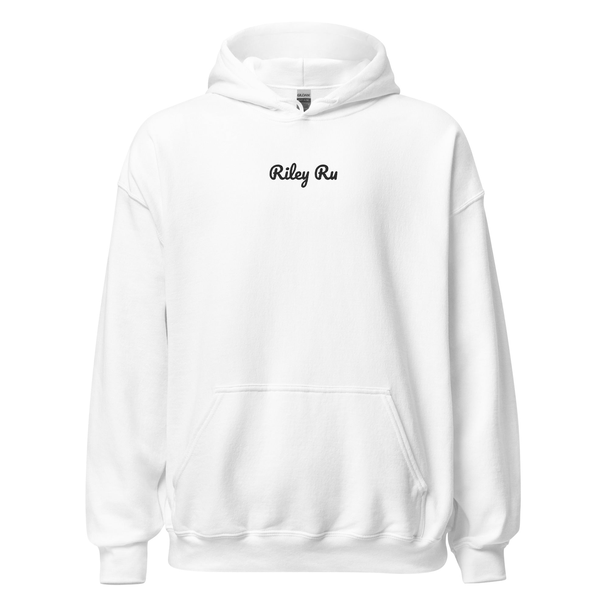 RILEY RU Embroidered Logo Unisex Hoodie