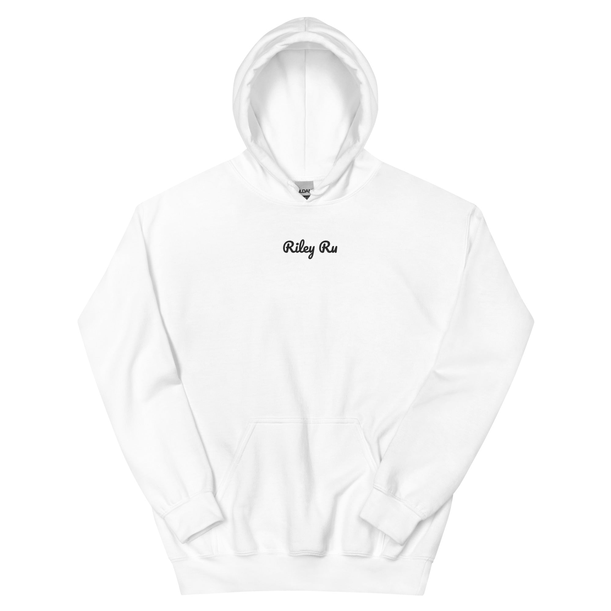 RILEY RU Embroidered Logo Unisex Hoodie